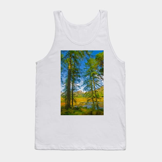 Evergreens by Blea Tarn Tank Top by BrianPShaw